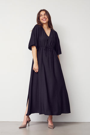 I SAY Ane Long Dress Dresses 900 Black