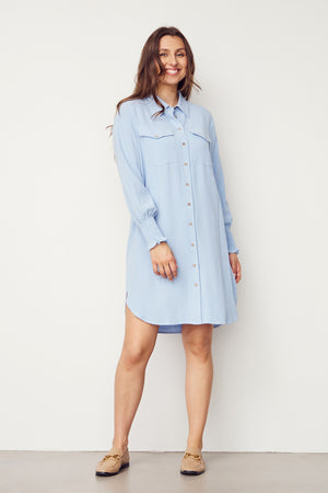 I SAY Pearl Tunic Dresses 619 Light Blue
