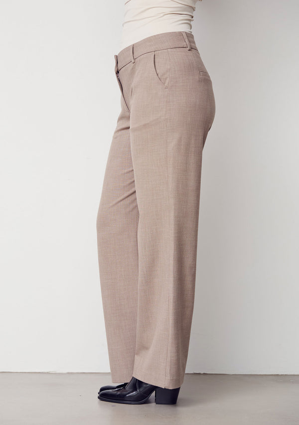 I SAY Rimini Long Pant Pants 361 Taupe Melange