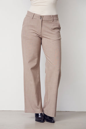 I SAY Rimini Long Pant Pants 361 Taupe Melange