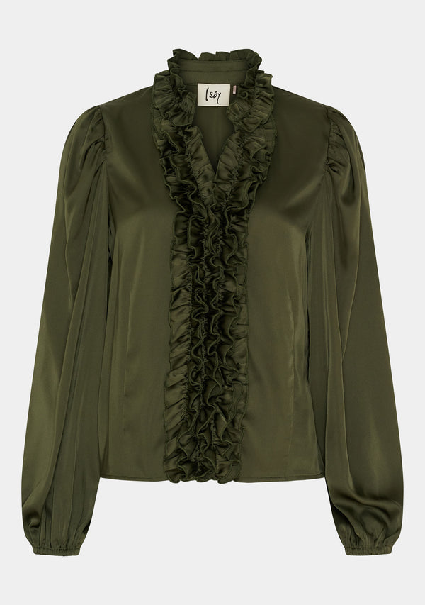 I SAY Steff Blouse Blouses 885 Khaki