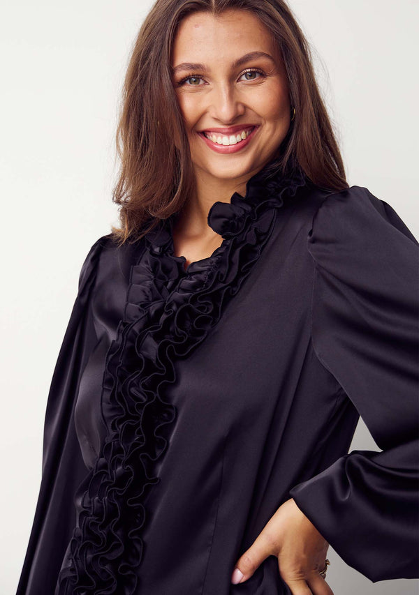 I SAY Steff Blouse Blouses 900 Black