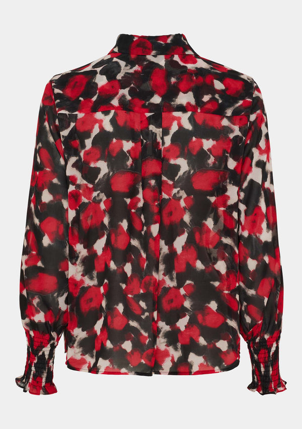 I SAY Vibse Shirt Shirts H89 Red Abstraction