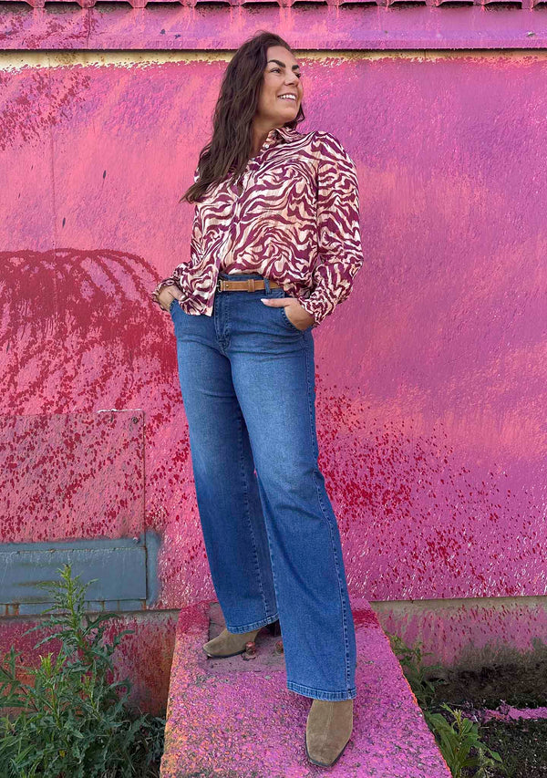 I SAY Vibse Shirt Shirts M79 Cerise Float