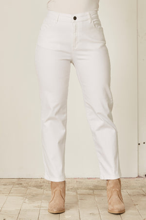 I SAY Como Straight Pant Pants 100 White