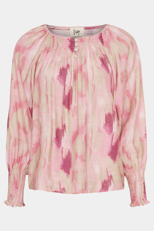 I SAY Ane Button Blouse Blouses I44 Rose Dream