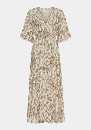 I SAY Ane Long Dress Dresses M66 Light Mint Square