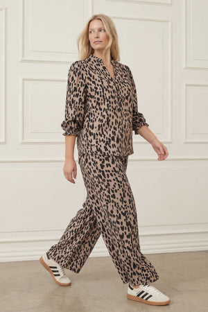 I SAY Ane Loose Blouse Blouses N26 Black Drops