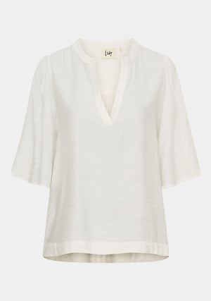 I SAY Ane s/s Blouse Blouses 101 Broken White