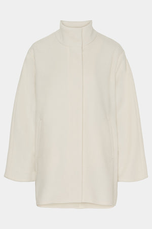 I SAY Anke Classic Coat Outerwear 101 Broken White