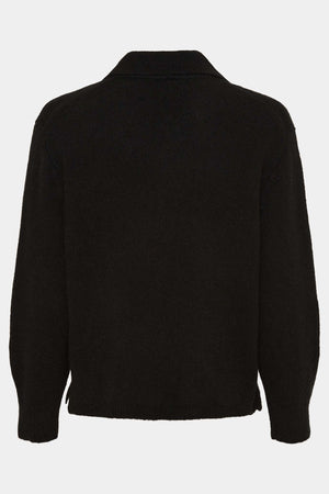 I SAY Anna Colar Cardigan Knitwear 900 Black