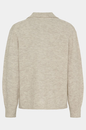 I SAY Anna Colar Cardigan Knitwear 956 Smokey