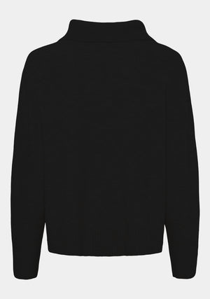 I SAY Anna Colar Knit Knitwear 900 Black