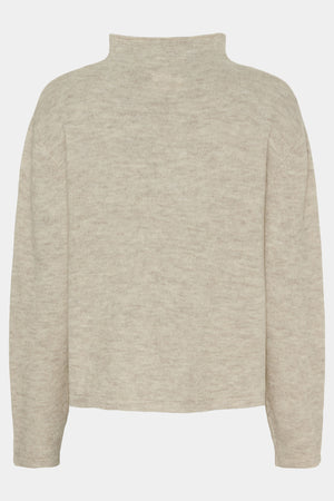 I SAY Anna Highneck Pullover Knitwear 956 Smokey