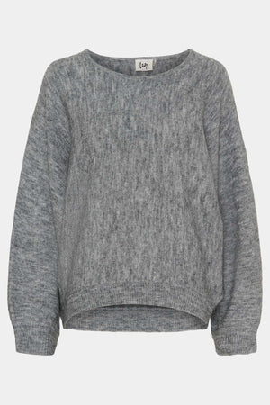 I SAY Anna Pullover Knitwear 947 Grey Melange