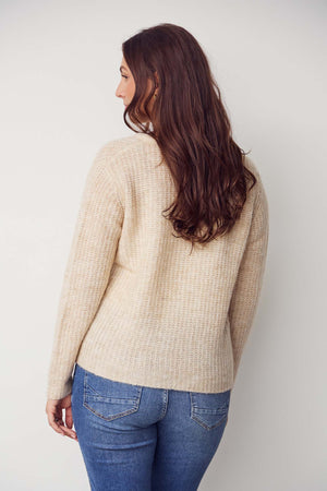 I SAY Anna String Pullover Knitwear 111 Sand Melange