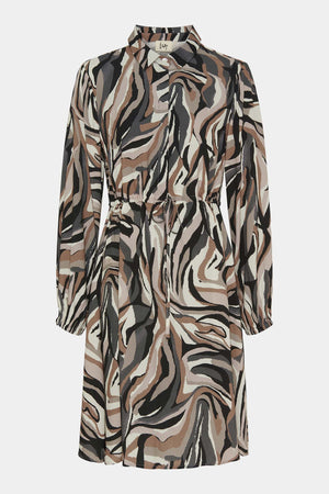 I SAY Annica String Dress Dresses 093 Floating Stripes