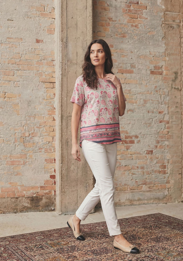 I SAY Annica s/s Blouse Blouses A96 Summer Paisley