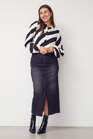 I SAY Asta Blouse Blouses M19 Luxury stripe