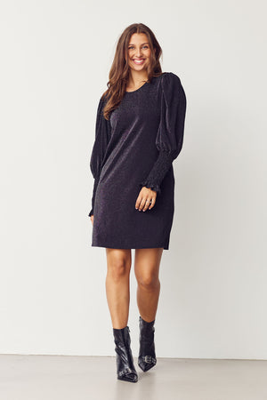 I SAY Barbel Dress Dresses H87 Black w/Silver