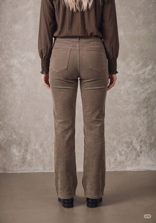 I SAY Barbel New Pant Pants N19 Washed Taupe