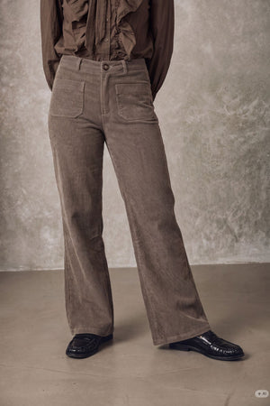 I SAY Barbel New Pant Pants N19 Washed Taupe