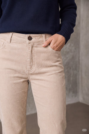 I SAY Barbel Pant Pants 366 Light Taupe