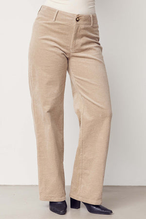 I SAY Barbel Wide Pant Pants 366 Light Taupe