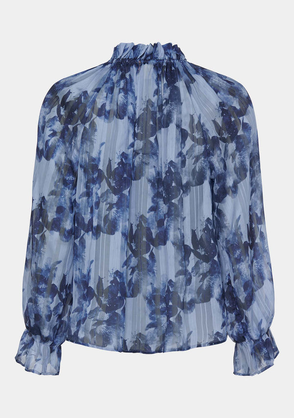 I SAY Beate Blouse Blouses C17 Blue Dream