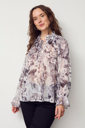 I SAY Beate Blouse Blouses M18 Golden Grey