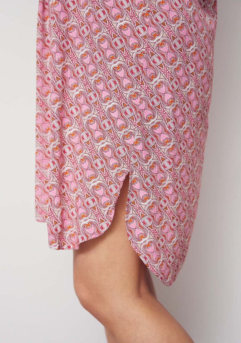 Beatrix Tunic - Pink Hourglass – isay.dk