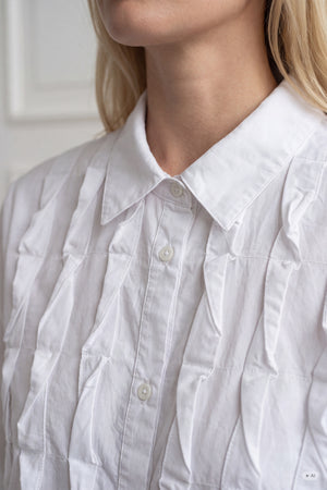 I SAY Bellis Deco Shirt Shirts 100 White