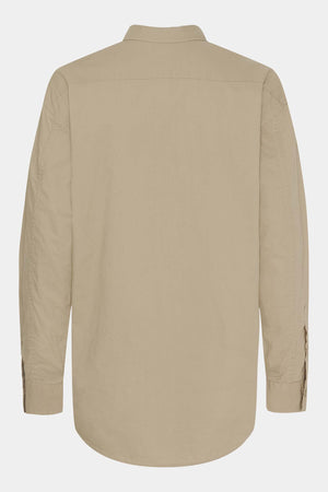 I SAY Bellis Long Shirt Shirts 117 Dark Sand