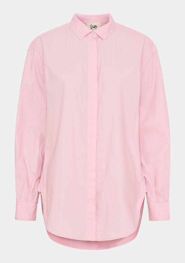 I SAY Bellis Long Shirt Shirts 429 Winter Rose