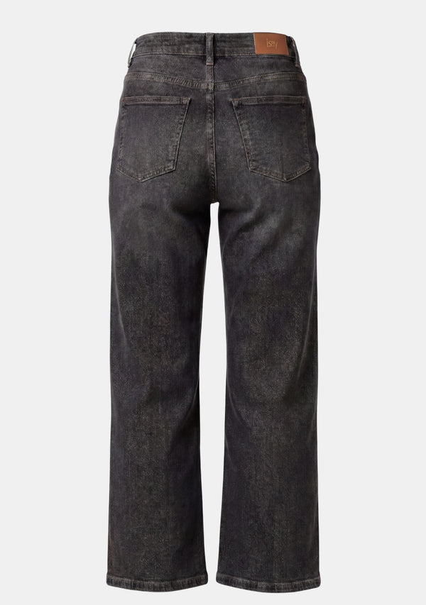 I SAY Bologna Wide Jeans Pants 923 Washed Grey