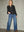 I SAY COmo Long Wide Jeans Pants 662 Dark denim