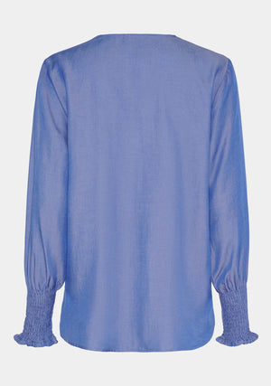 I SAY Cara Blouse Blouses M59 Clear Blue