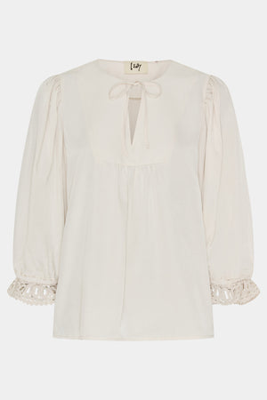 I SAY Cara Lace Blouse Blouses 146 Cream