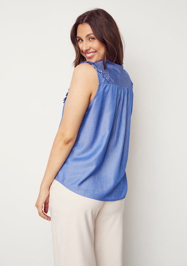 I SAY Cara Top Tops M59 Clear Blue