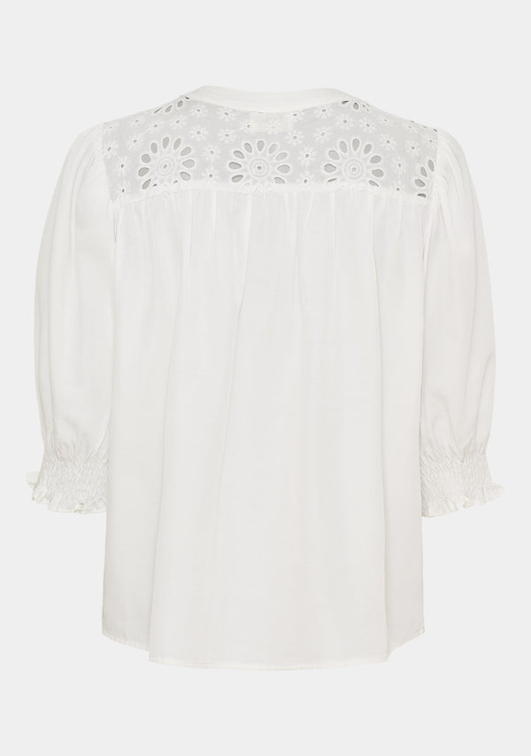 I SAY Cara s/s Blouse Blouses 101 Broken White