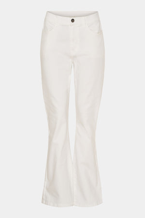 I SAY Carpi Twill Flare Pant Pants 101 Broken White