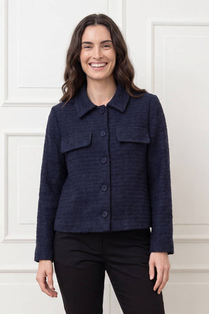 I SAY Chia Blazer Jackets 642 Navy Melange