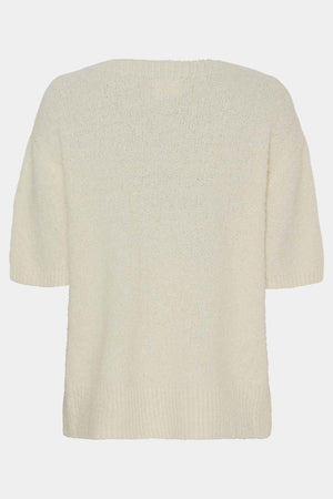 I SAY Coco s/s Knit Knitwear 146 Cream