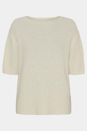 I SAY Coco s/s Knit Knitwear 146 Cream
