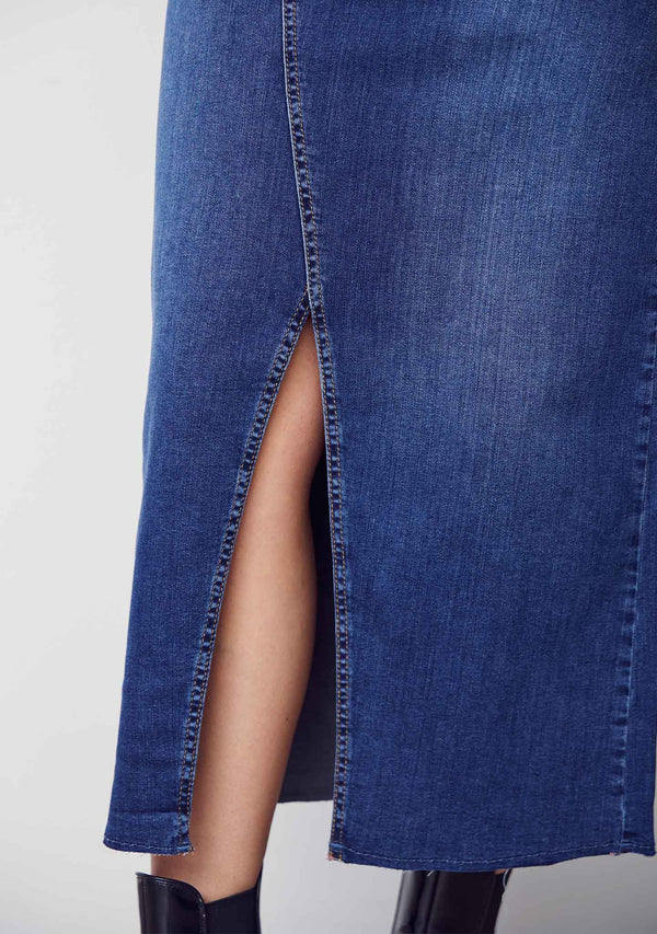 I SAY Como Denim Skirt Skirts 662 Dark denim