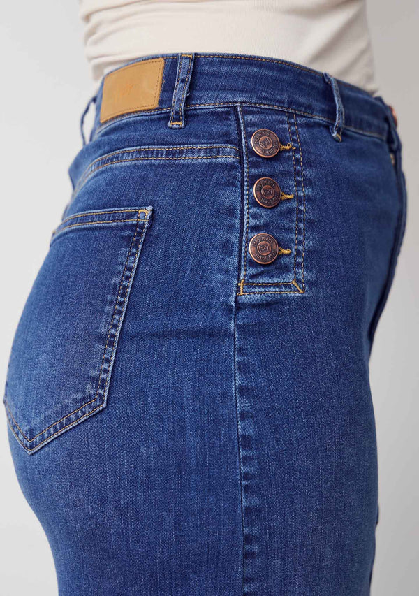 I SAY Como Denim Skirt Skirts 662 Dark denim
