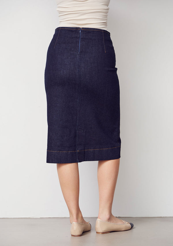 I SAY Como New Skirt Skirts K97 Unwashed Denim