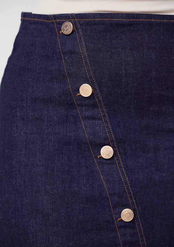 I SAY Como New Skirt Skirts K97 Unwashed Denim