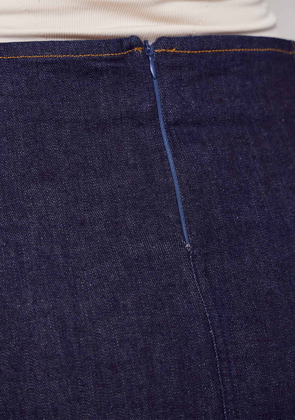 I SAY Como New Skirt Skirts K97 Unwashed Denim
