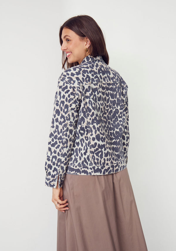 I SAY Como Printed Jacket Jackets M86 Leo